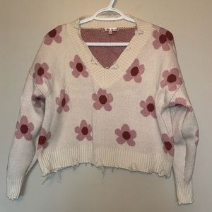 Daisy Distressed Sweater